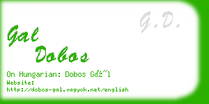 gal dobos business card